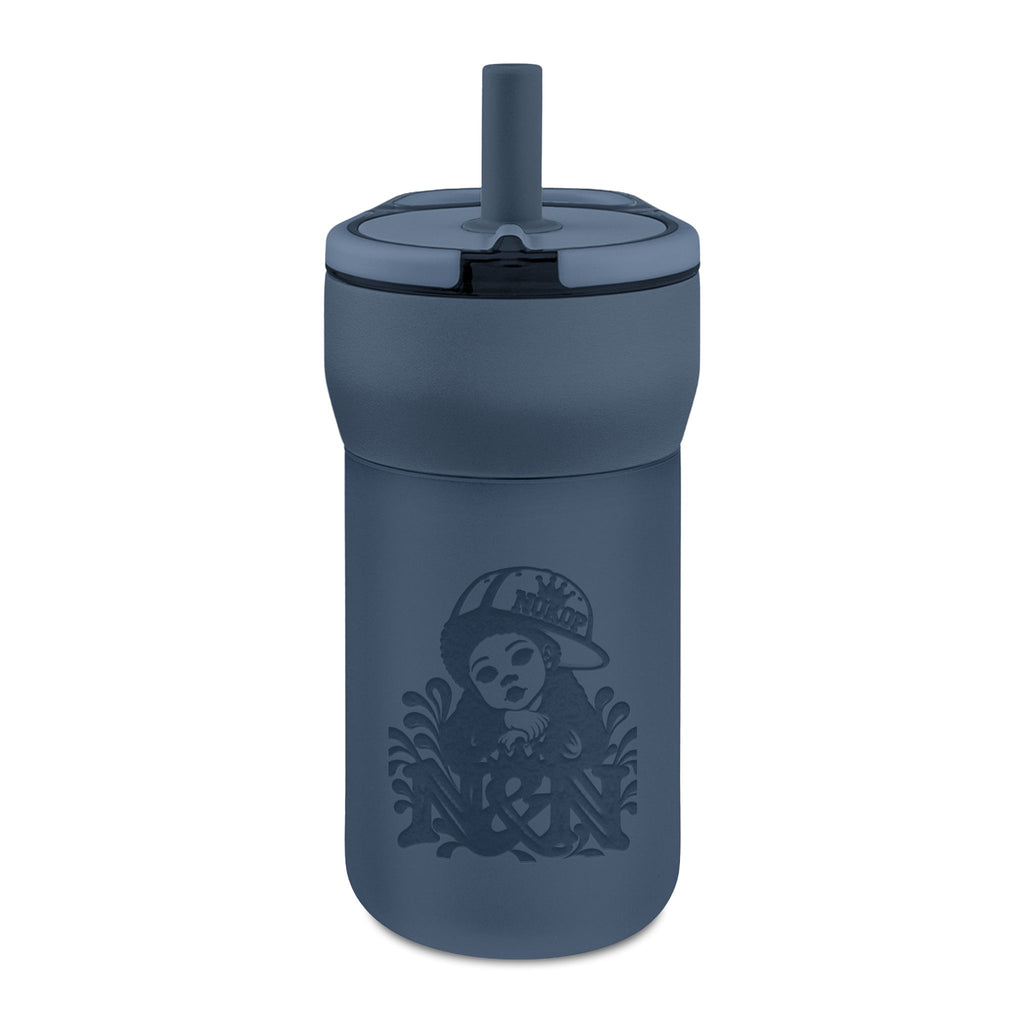Nokop Engraved Kids Leakproof Straw Tumbler – 12oz Cute