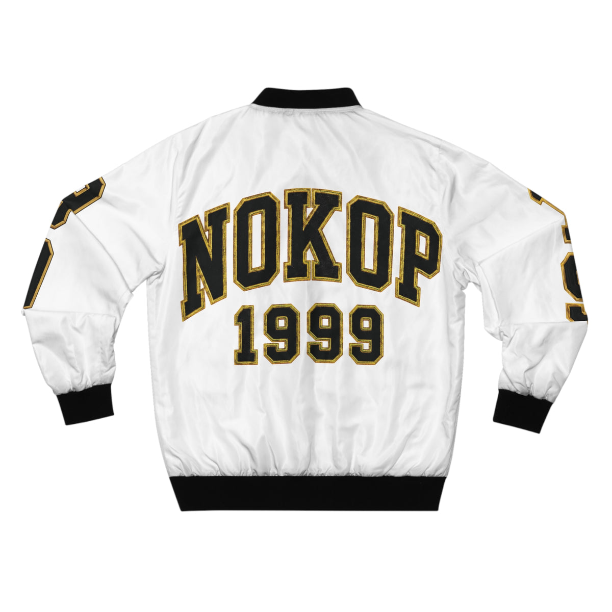 1999 Varsity Bomber Jacket — Men's Retro Letterman-Style Bomber