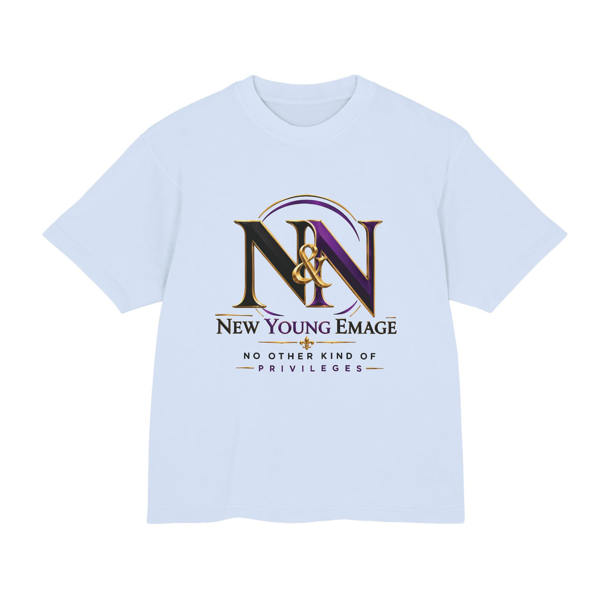 Young Emage Logo Tee — "No Other Kind Of Privileges" Heavy Graphic Tee