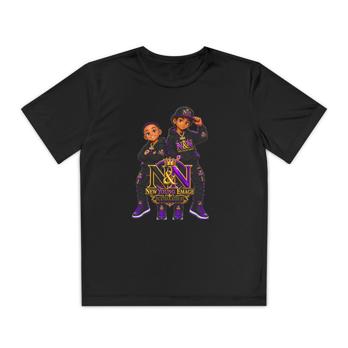 Youth Competitor Performance Tee — "N&N " Team Shirt