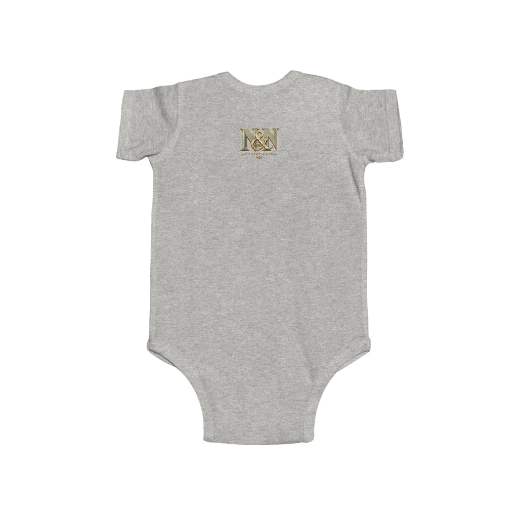 Baby NOKOP Bodysuit — 'King of the Block' Urban Baby Graphic Onesie