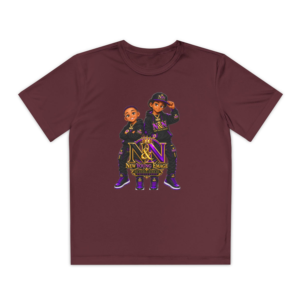 Youth Competitor Performance Tee — "N&N " Team Shirt