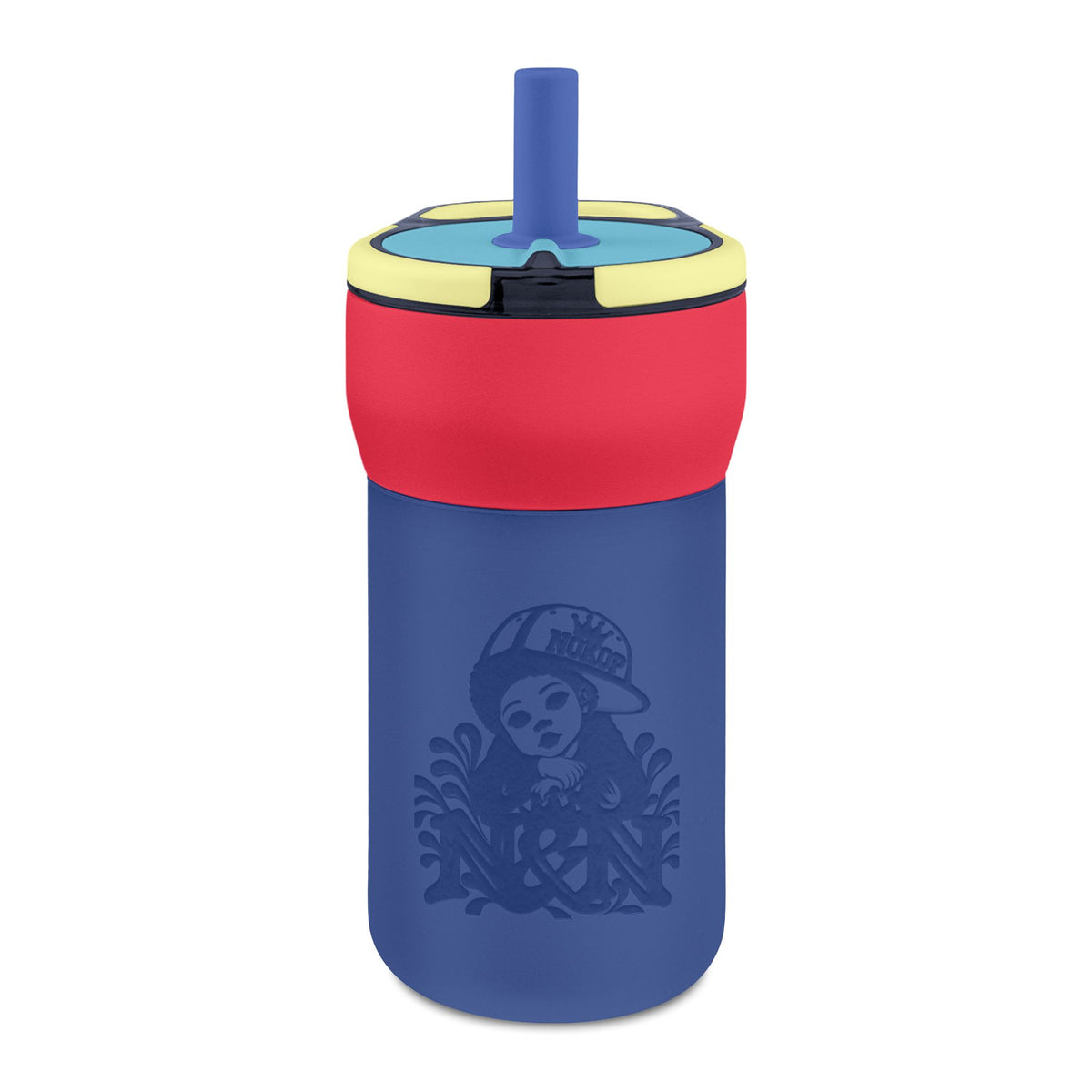Nokop Engraved Kids Leakproof Straw Tumbler – 12oz Cute