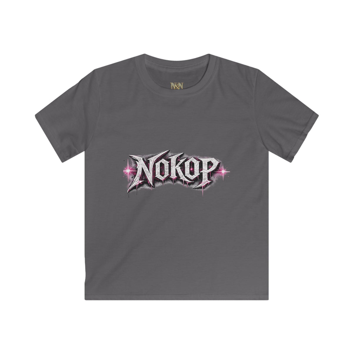 Kids Tee — "No Other Kind of Privilege" Graphic T‑Shirt (Edgy Pink Lettering)