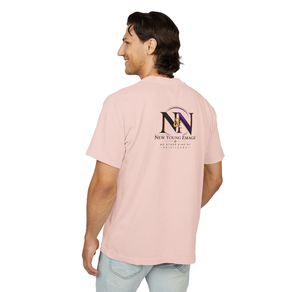 Young Emage Logo Tee — "No Other Kind Of Privileges" Heavy Graphic Tee