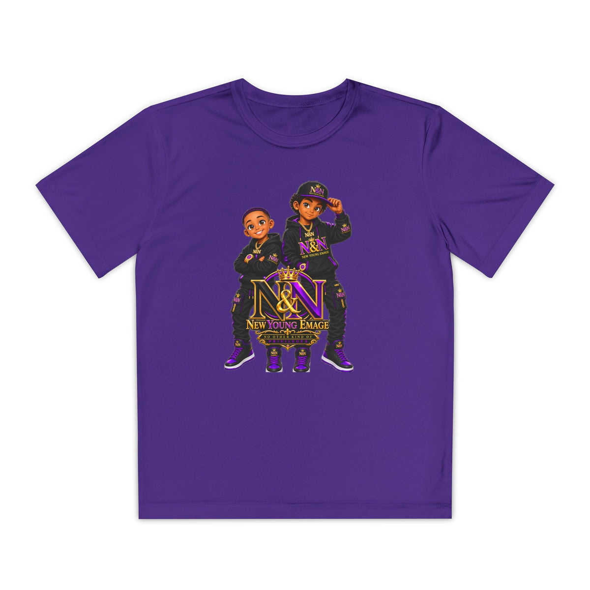 Youth Competitor Performance Tee — "N&N " Team Shirt