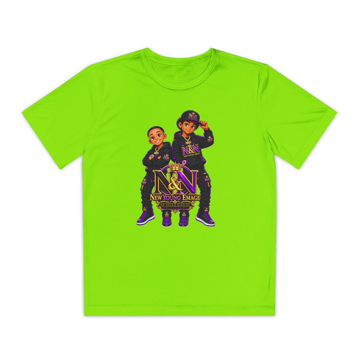 Youth Competitor Performance Tee — "N&N " Team Shirt
