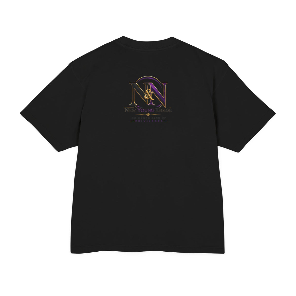 Young Emage Logo Tee — "No Other Kind Of Privileges" Heavy Graphic Tee