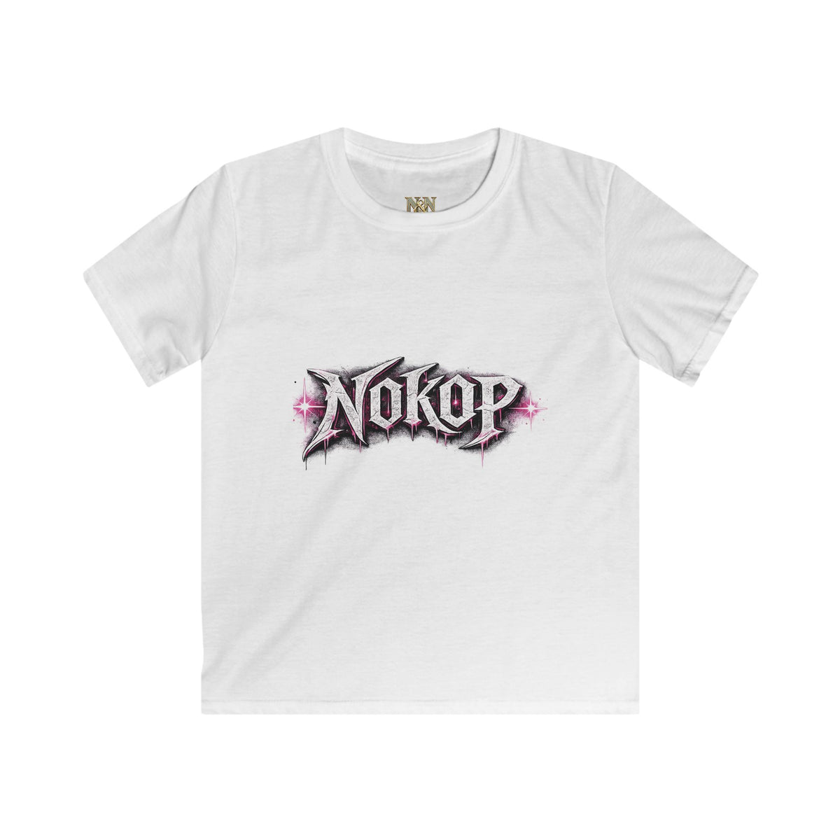 Kids Tee — "No Other Kind of Privilege" Graphic T‑Shirt (Edgy Pink Lettering)