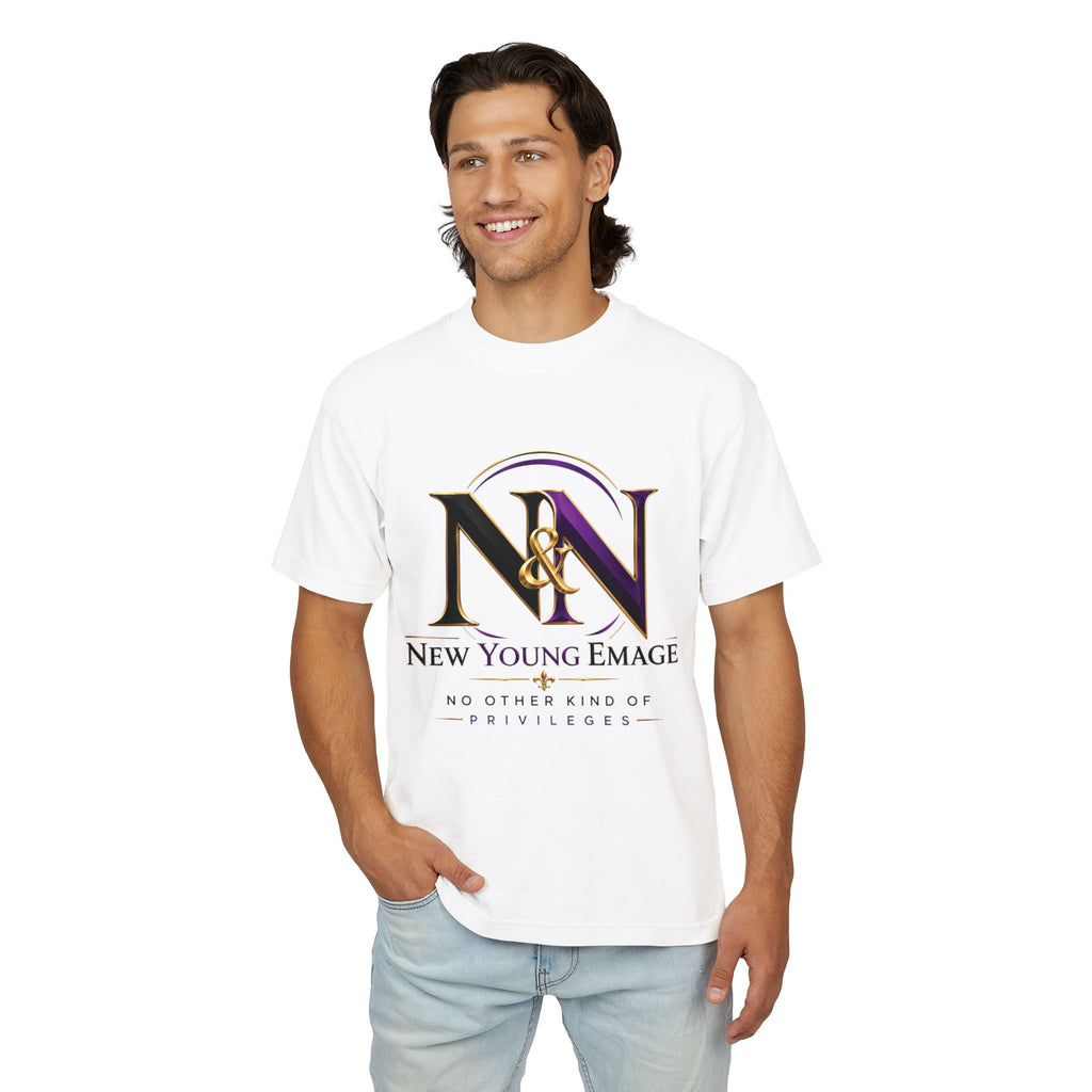 Young Emage Logo Tee — "No Other Kind Of Privileges" Heavy Graphic Tee