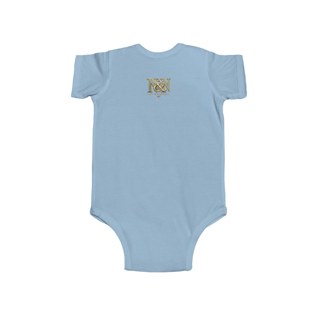 Baby NOKOP Bodysuit — 'King of the Block' Urban Baby Graphic Onesie