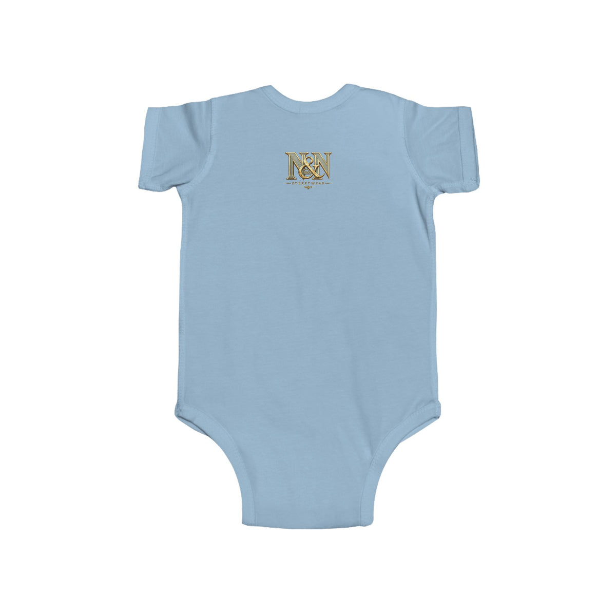 Baby NOKOP Bodysuit — 'King of the Block' Urban Baby Graphic Onesie