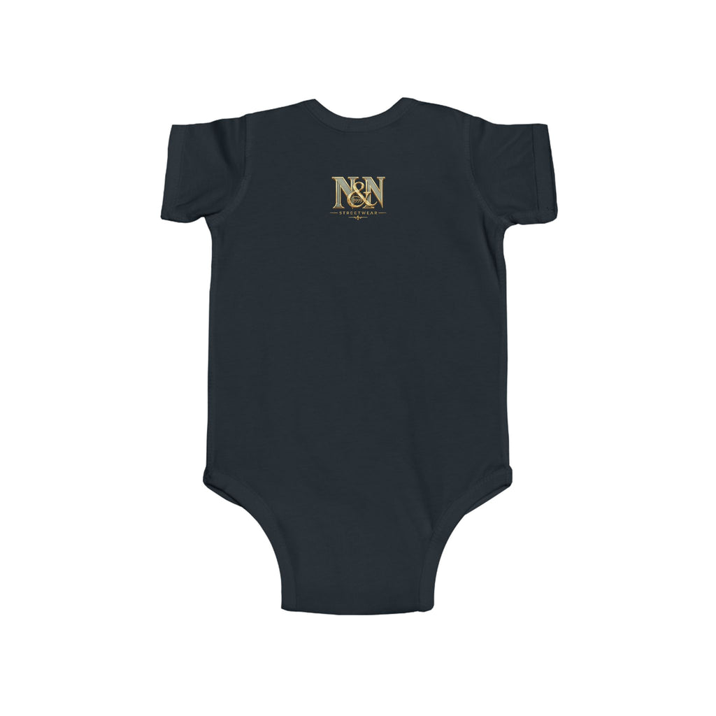 Baby NOKOP Bodysuit — 'King of the Block' Urban Baby Graphic Onesie