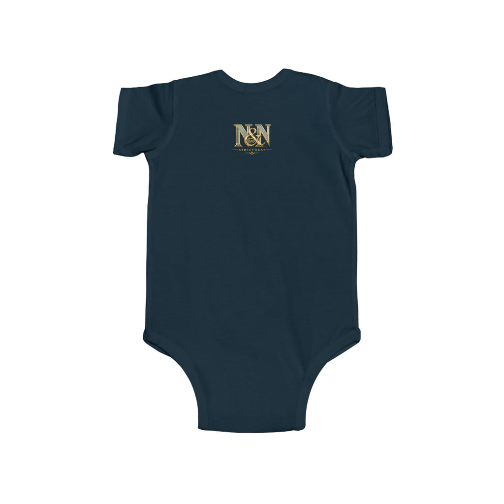 Baby NOKOP Bodysuit — 'King of the Block' Urban Baby Graphic Onesie