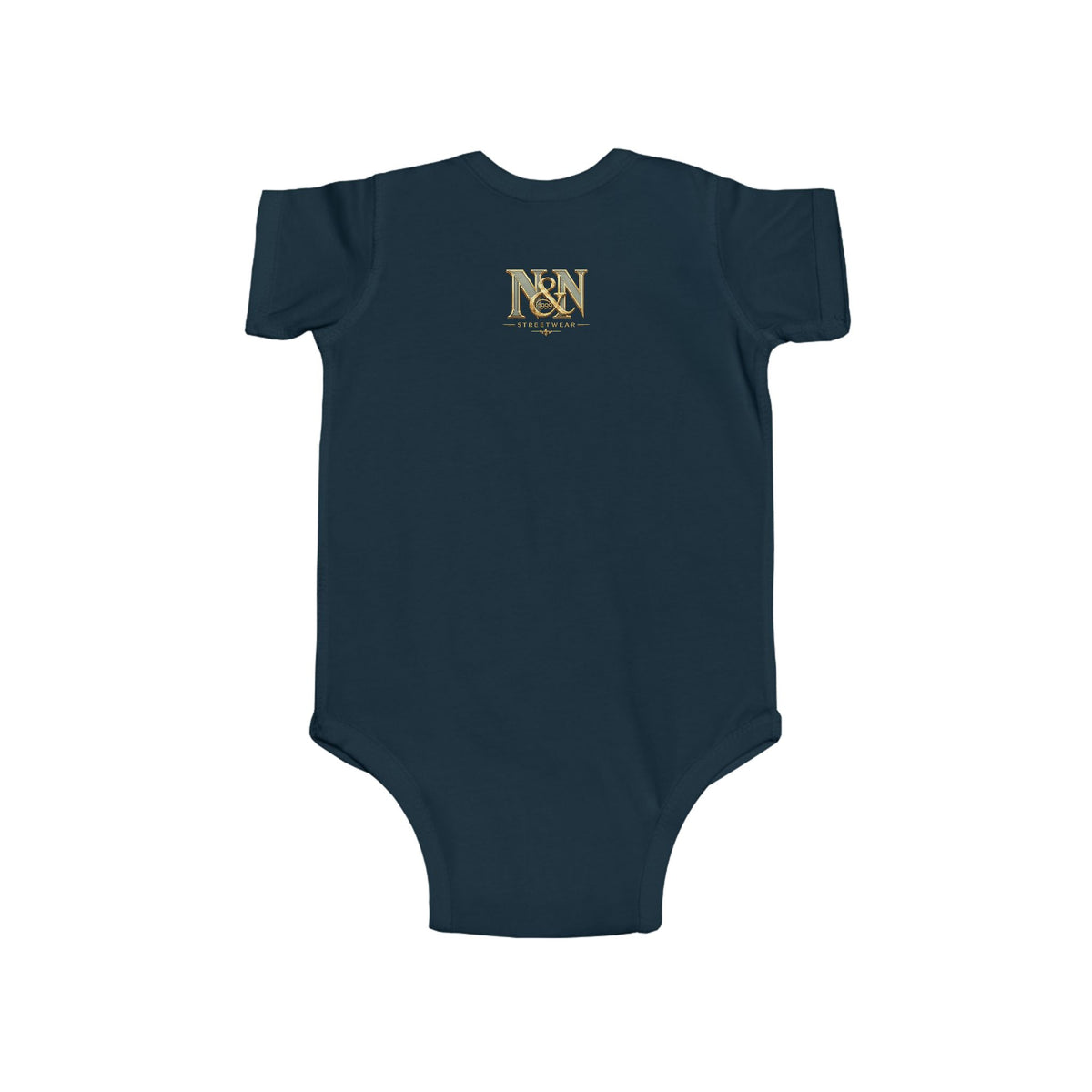 Baby NOKOP Bodysuit — 'King of the Block' Urban Baby Graphic Onesie