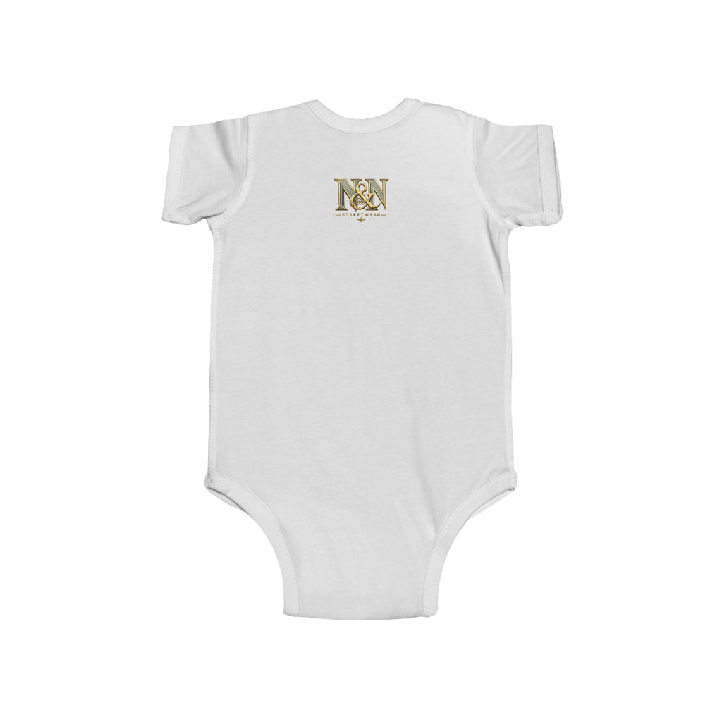 Baby NOKOP Bodysuit — 'King of the Block' Urban Baby Graphic Onesie