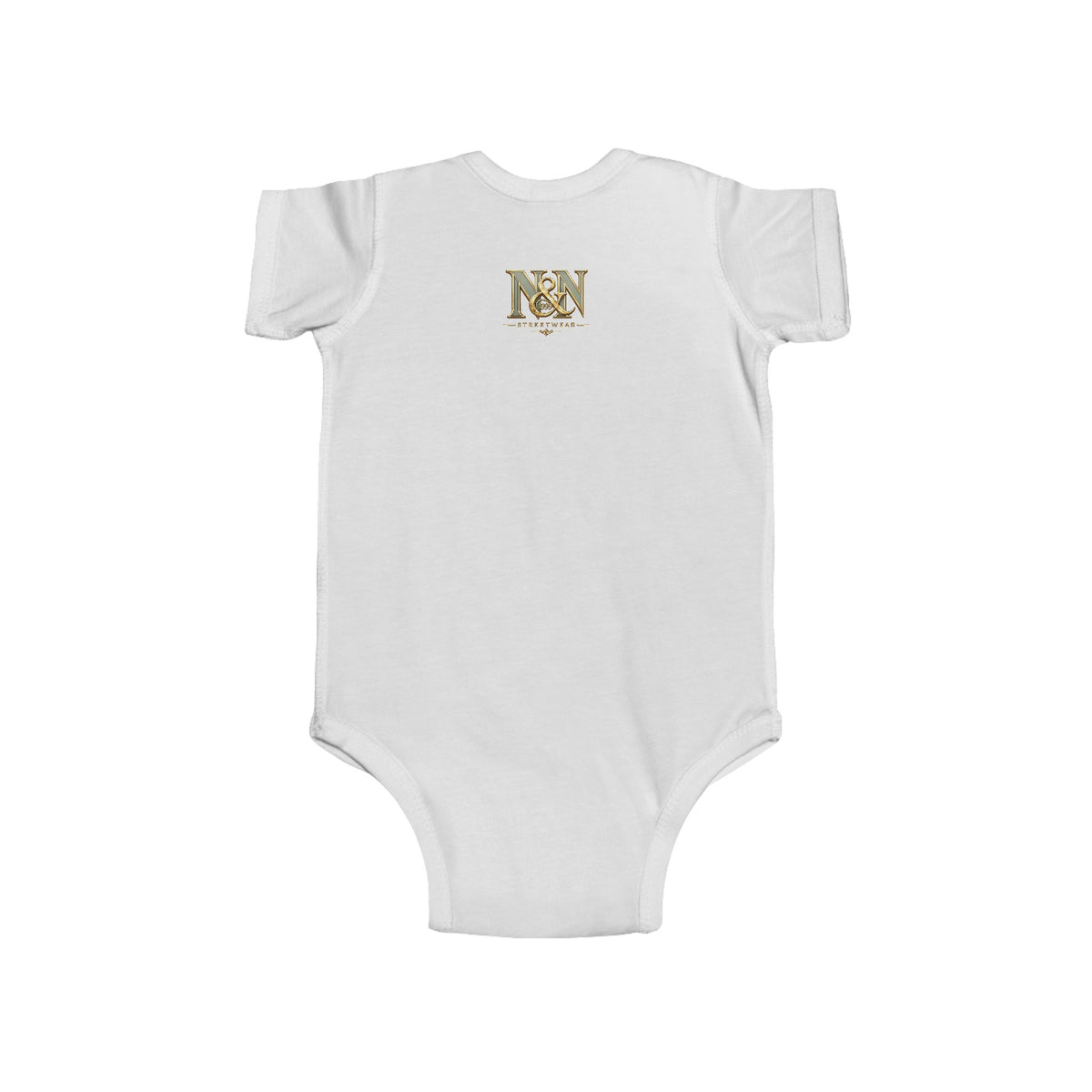 Baby NOKOP Bodysuit — 'King of the Block' Urban Baby Graphic Onesie