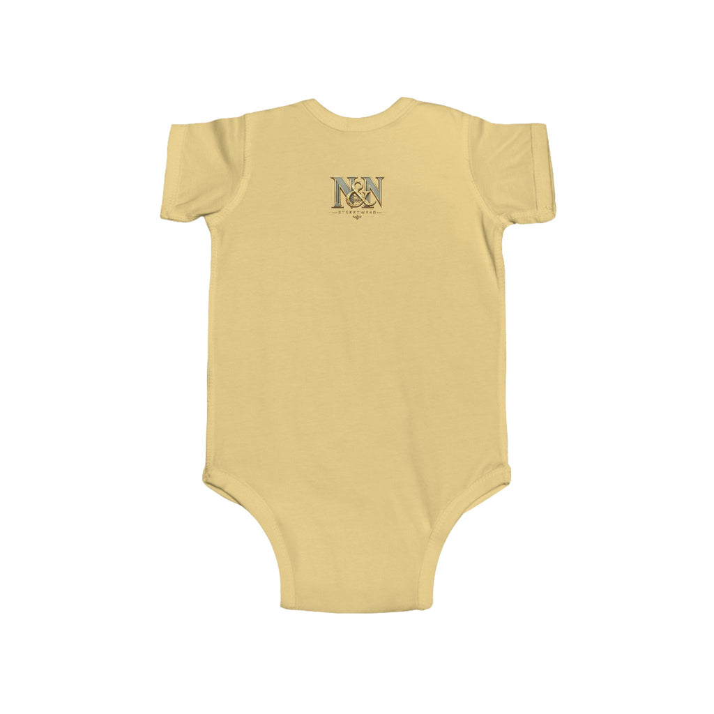 Baby NOKOP Bodysuit — 'King of the Block' Urban Baby Graphic Onesie