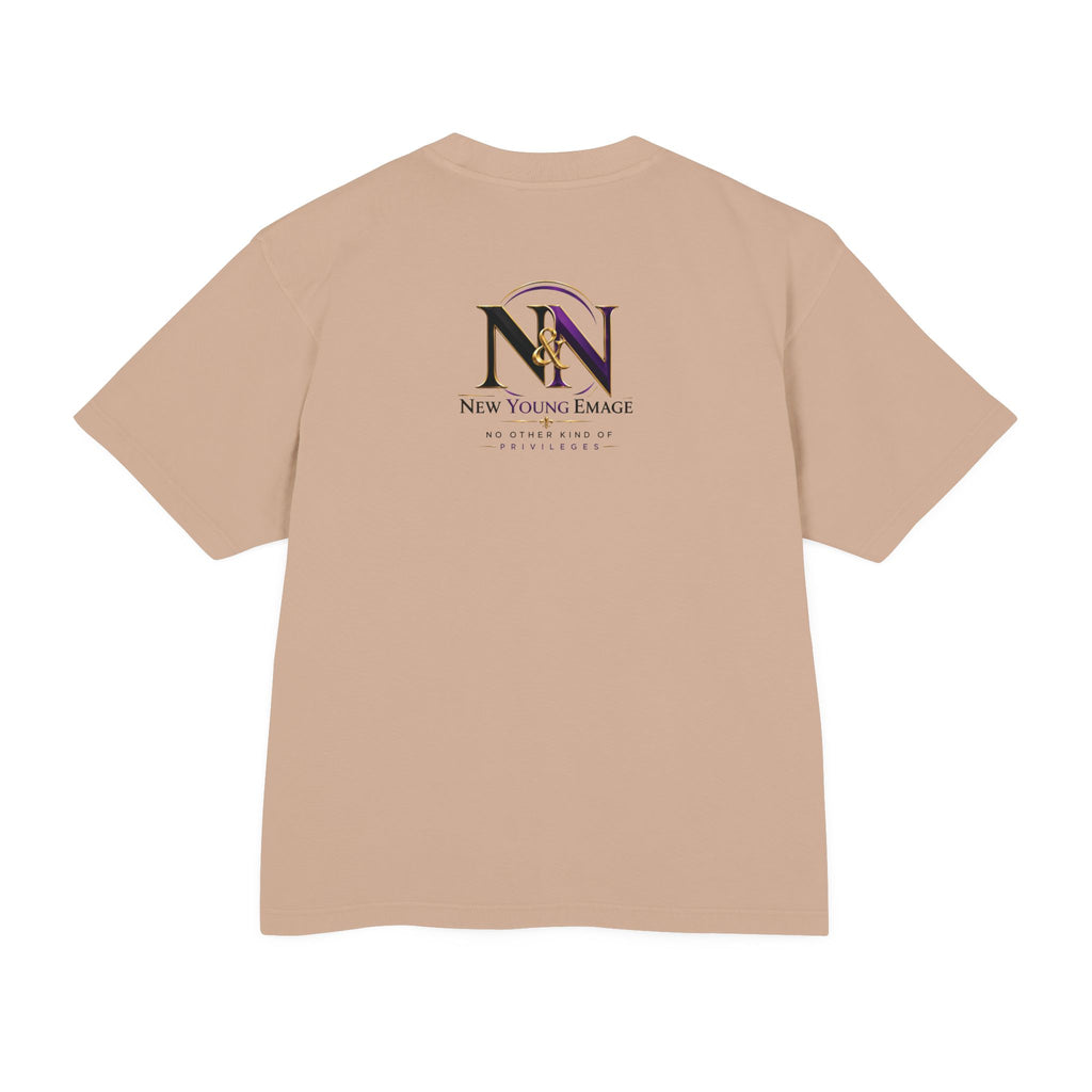 Young Emage Logo Tee — "No Other Kind Of Privileges" Heavy Graphic Tee
