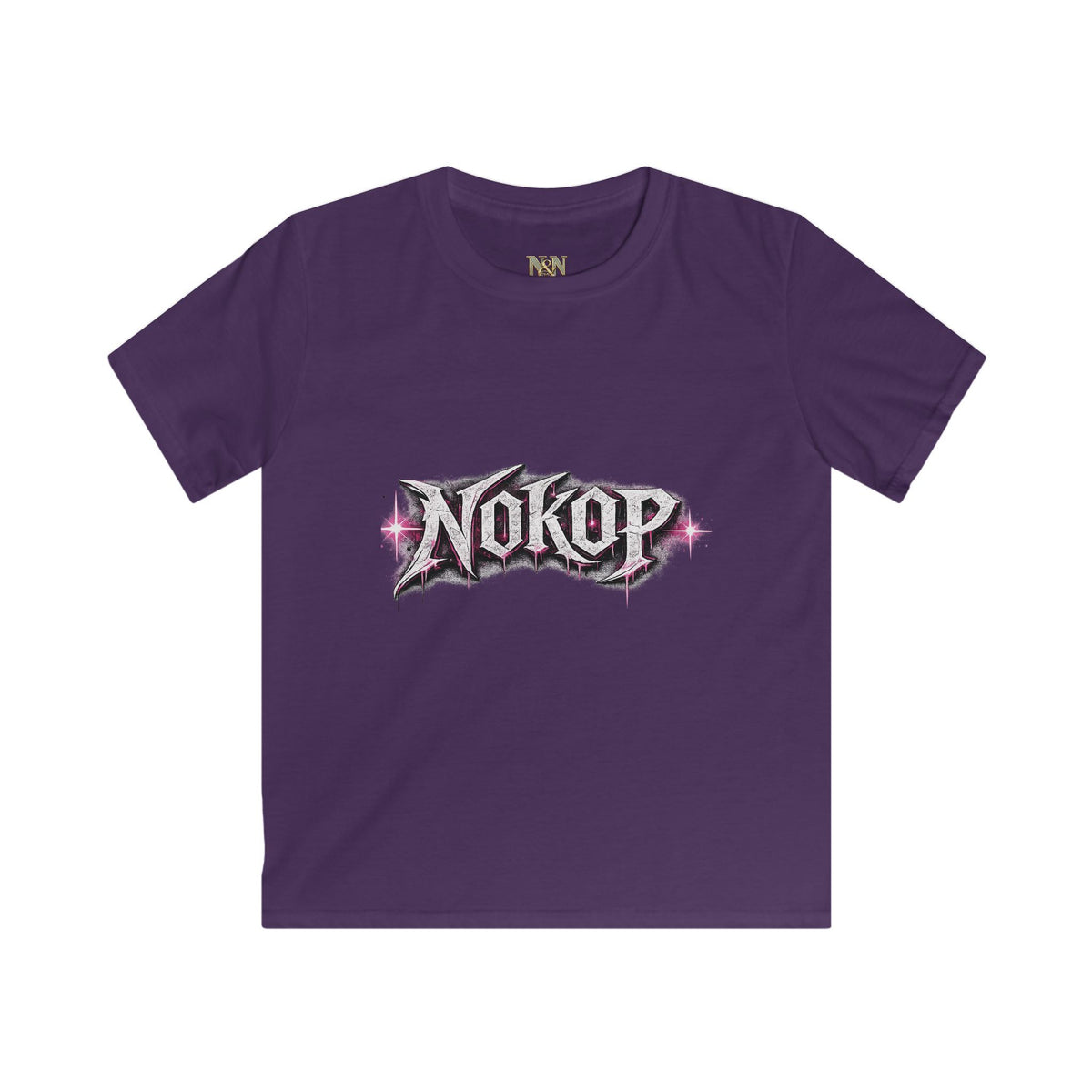 Kids Tee — "No Other Kind of Privilege" Graphic T‑Shirt (Edgy Pink Lettering)