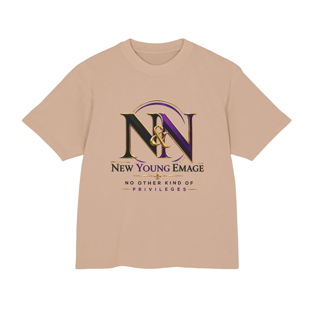 Young Emage Logo Tee — "No Other Kind Of Privileges" Heavy Graphic Tee