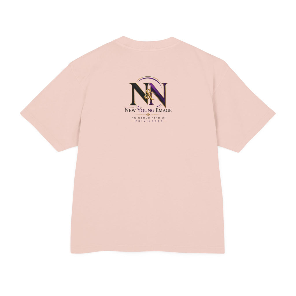 Young Emage Logo Tee — "No Other Kind Of Privileges" Heavy Graphic Tee