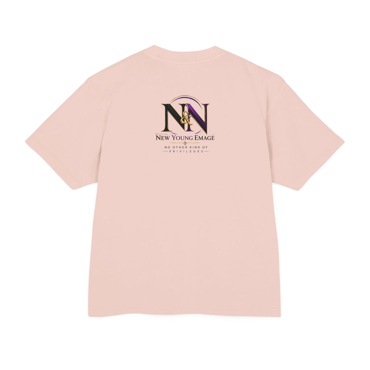 Young Emage Logo Tee — "No Other Kind Of Privileges" Heavy Graphic Tee