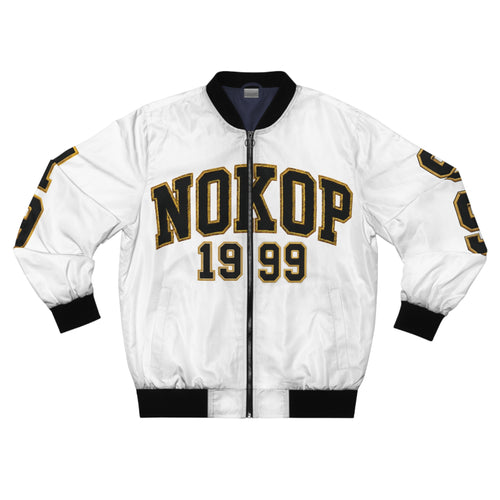 1999 Varsity Bomber Jacket — Men's Retro Letterman-Style Bomber