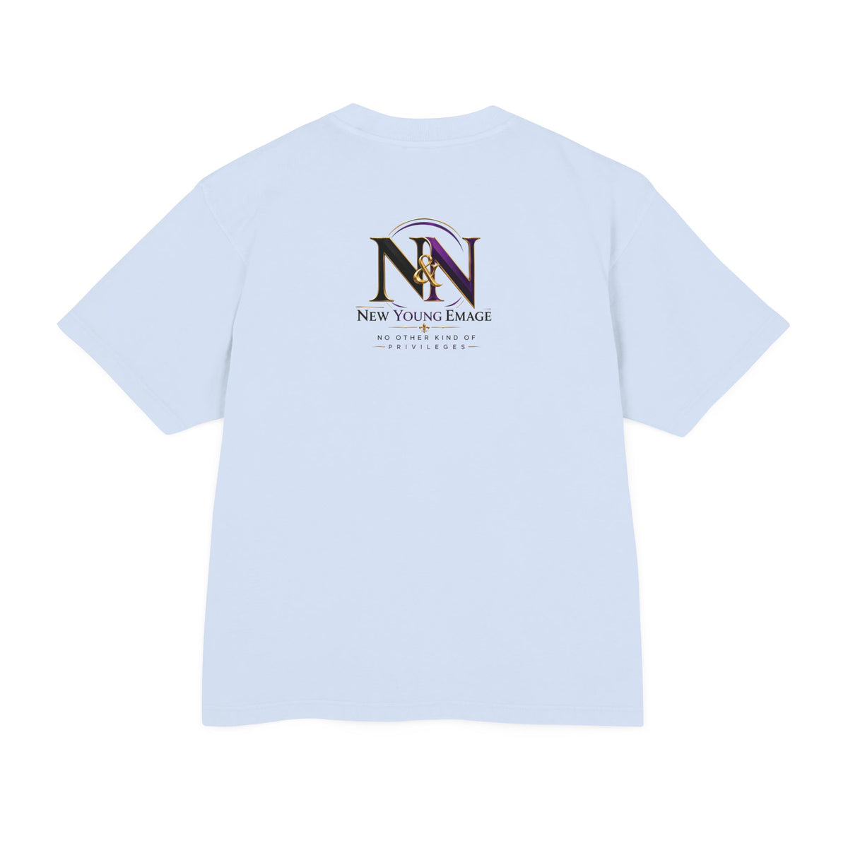 Young Emage Logo Tee — "No Other Kind Of Privileges" Heavy Graphic Tee