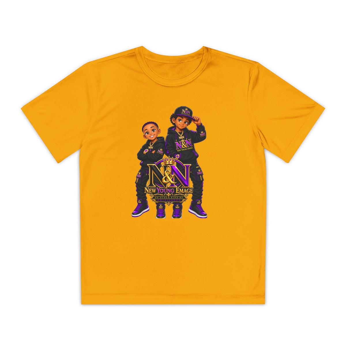Youth Competitor Performance Tee — "N&N " Team Shirt